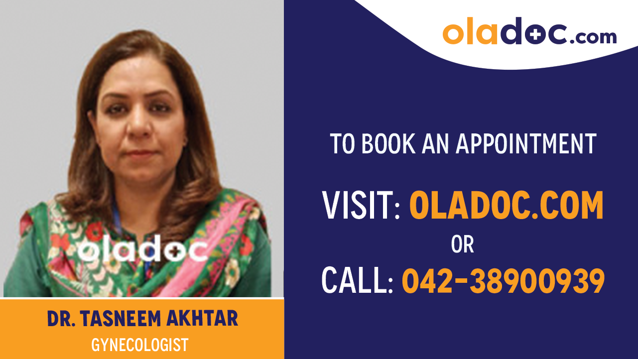 Book appointment with  Dr. Tasneem Akhtar-best  Gynecologist Karachi